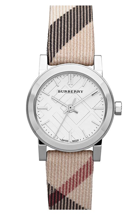 burberry small check strap watch|Burberry shoulder strap replacement.